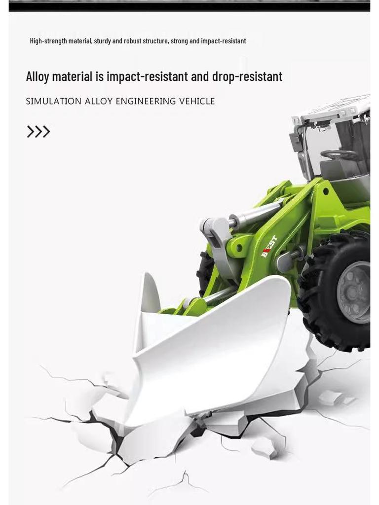 Детский набор строительной техники из сплава: Экскаватор, Снегоочиститель, Кран, Бетоносмеситель, Игрушки-симуляторы