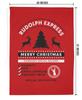 Printtoo Упаковка из 2 шт., сумки для хранения рождественских подарков, большой подарочный мешок Санты с завязкой на рождественской вечеринке 27x20 дюймов