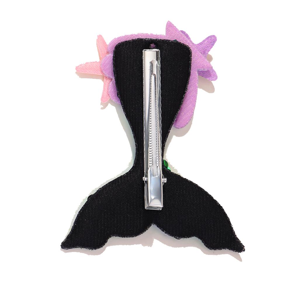 1 шт. Новая заколка для волос в виде хвоста принцессы-русалки для девочек, детская, декоративная, милая, мультяшная, детская, аксессуар для волос