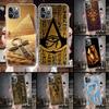 Египет Нефертити Анубис Анх Фараон Мягкий чехол для телефона Для IPhone 11 17 Air 16E 16 Pro Max 15 + 14 Plus 13 Mini 12 Apple 7 SE 8 Забавный