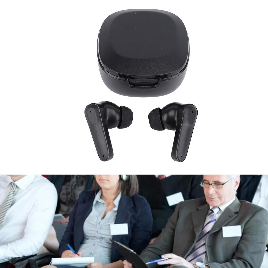 Wireless Translation Hdset Portable In r Translator Touch Control Hdset Multi Language Translation Hdset for Indoor and Outdoor