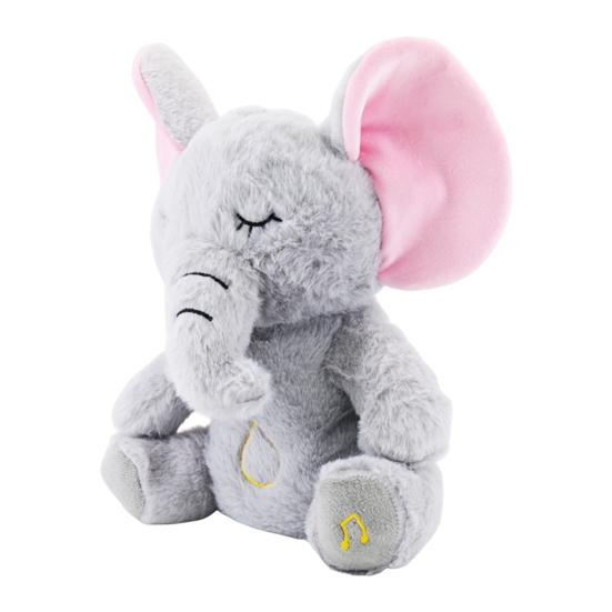 Плюшевая игрушка «Дышащий слон» с успокаивающей музыкой, легкая моющаяся мягкая мягкая игрушка с изображением животного, удобная кукла-пустышка, подарок для новорожденного