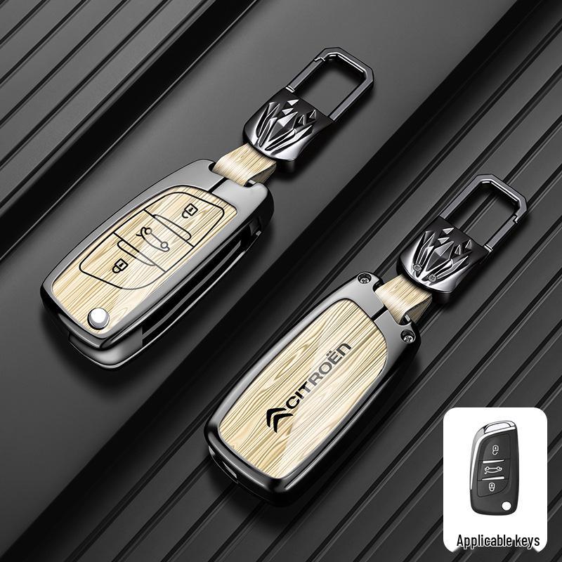 Чехол для ключа Peugeot для 4008, 408, 508L, 3008, 5008, e2008 - Премиальный корпус ключа автомобиля с логотипом.