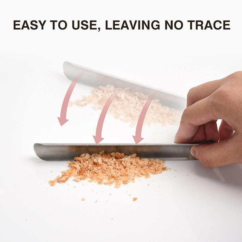 Инструмент для торта Крошкоуловитель Крошкосметы из нержавеющей стали Скребок для хлебных крошек Кухонный ресторанный инструмент для сбора крошек