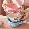Детская миска Sanrio Двуручная Керамическая для еды риса
