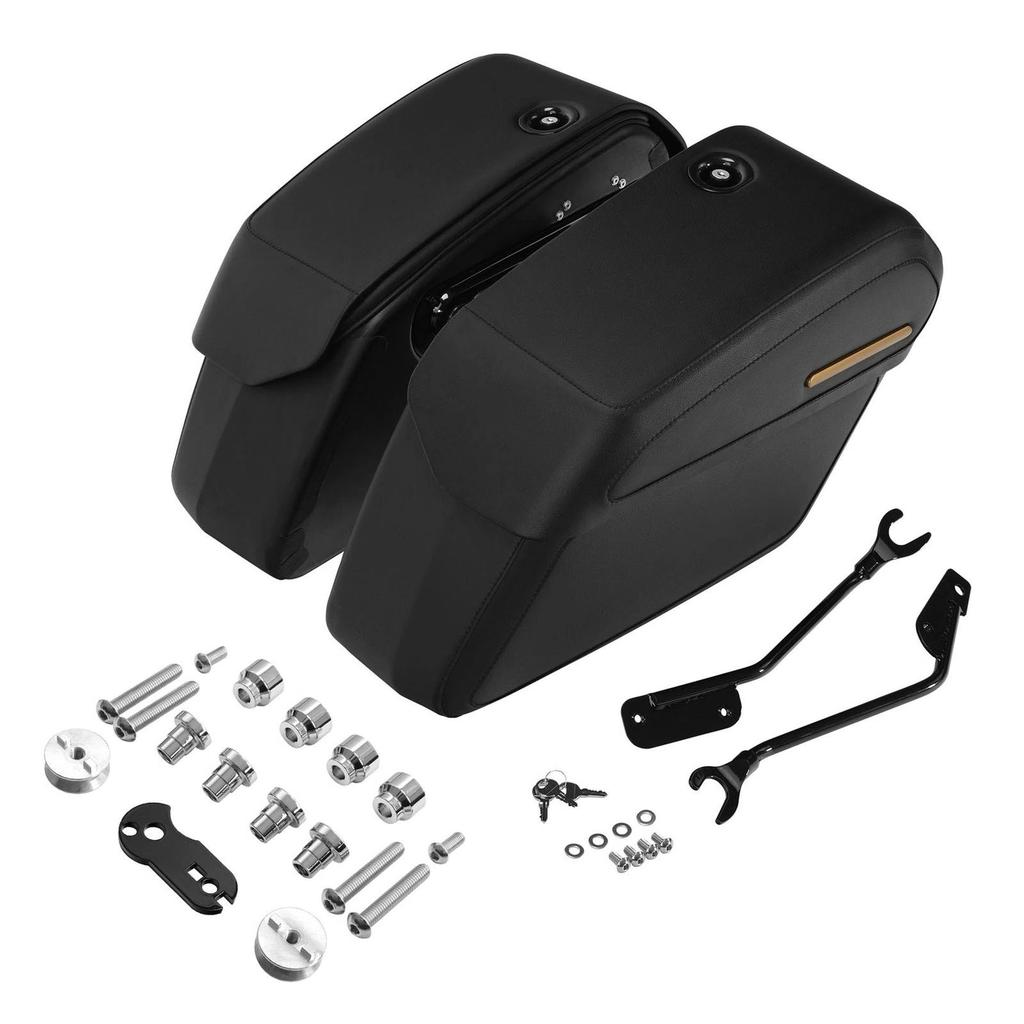 Съемные мотоциклетные седельные сумки Комплект крепления Для Harley Fat Boy Breakout FLFB FLFBS FXBR FXBRS 2018-2025 Сумка-кофр Боковой ящик