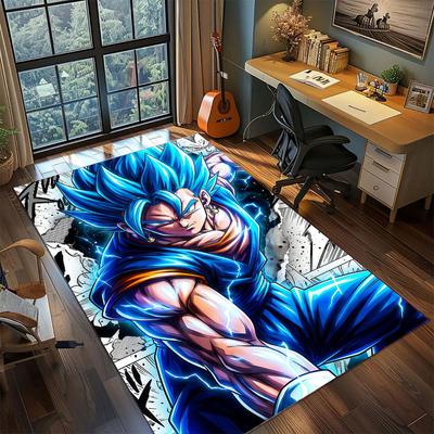 Ковер с Фризой из Dragon Ball для гостиной, спальни, домашнего декора, крутой коврик для кино, игровой коврик для пола