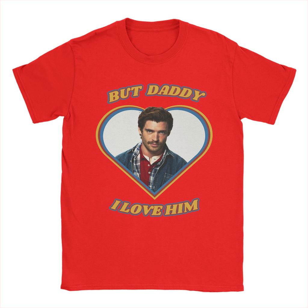 Men TShirt But Daddy I Love Him David Corenswet Novelty Pure Cotton Tee Shirt Short Sleeve T Shirt Round Collar Tops Plus Size