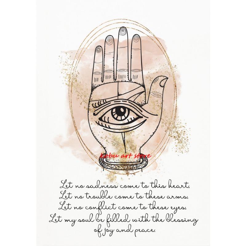 Йога Лотос Цветок Будда Цитаты Холст Картина Духовный Подарок Настенное Искусство Постеры Принты для Комнаты Медитации Студии Йоги Декор