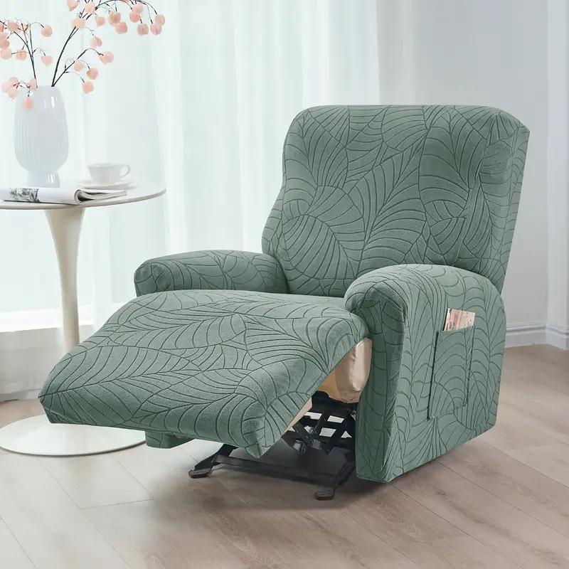 Split Recliner Sofa Covers Elastic Stretch Relax Armchair Cover Non-Slip Reclining Single Sofa Slipcovers Living Room