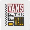 Vans Letter Print American Vintage Loose Fit Round Neck Short Sleeve T-Shirt Unisex T-Shirt White VN00090GWHT