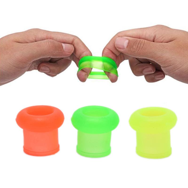 10Pcs Rubber Fishing Rod Clip O-Shaped Anti-Skid Ring Fishing Tool Supplies