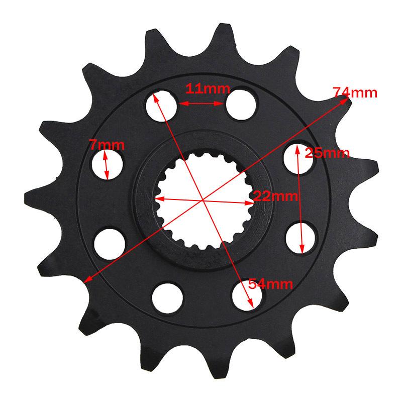 Motorcycle 15T Front Sprocket 520 Chain Gear For BMW G310GS ABS G310R G310 2016 2017 2018