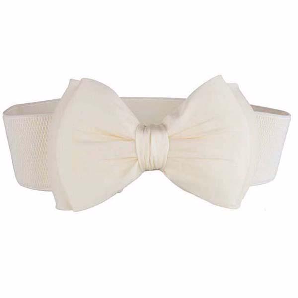 Women Belt Long Section Of the Circle Soft Leather Bowknot Body Shaping Bands Wide Belts