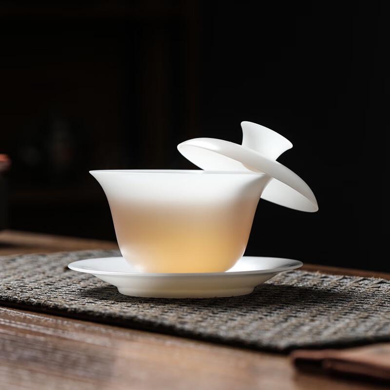 White Porcelain Thin-bodied Gaiwan