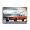 Vintage Car Decoration 80s GTI Sports Classic Car Metal Tin Sign Plaque Garage Man Cave Living Room Home Wall Art 8x12 Inch