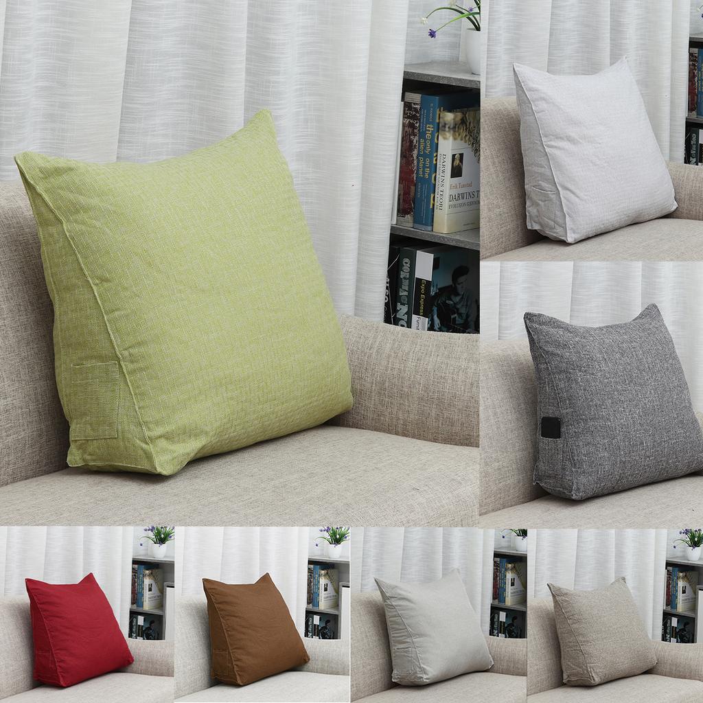 Треугольная подушка, подушка для стула, дивана, подушка для отдыха, поддержка шеи, спины, клиновая подушка, съемная подушка для домашнего офиса, AU