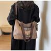 Large Capacity Canvas Tote Bag, Versatile Korean Style Shoulder Bag for Commuting, College Student, and Women's Use