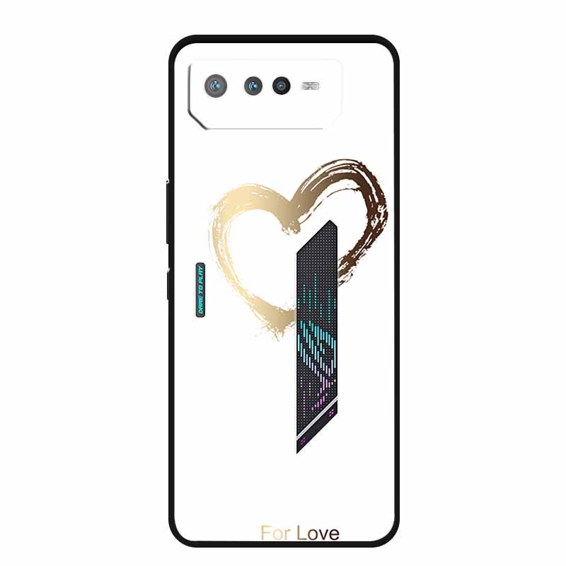 Чехол для Asus ROG Phone 6 Роскошный Силиконовый ТПУ Мягкий Чехол для Телефона для Asus ROG Phone 6 Pro Funda Rog6 Защитный Мультяшный Coque