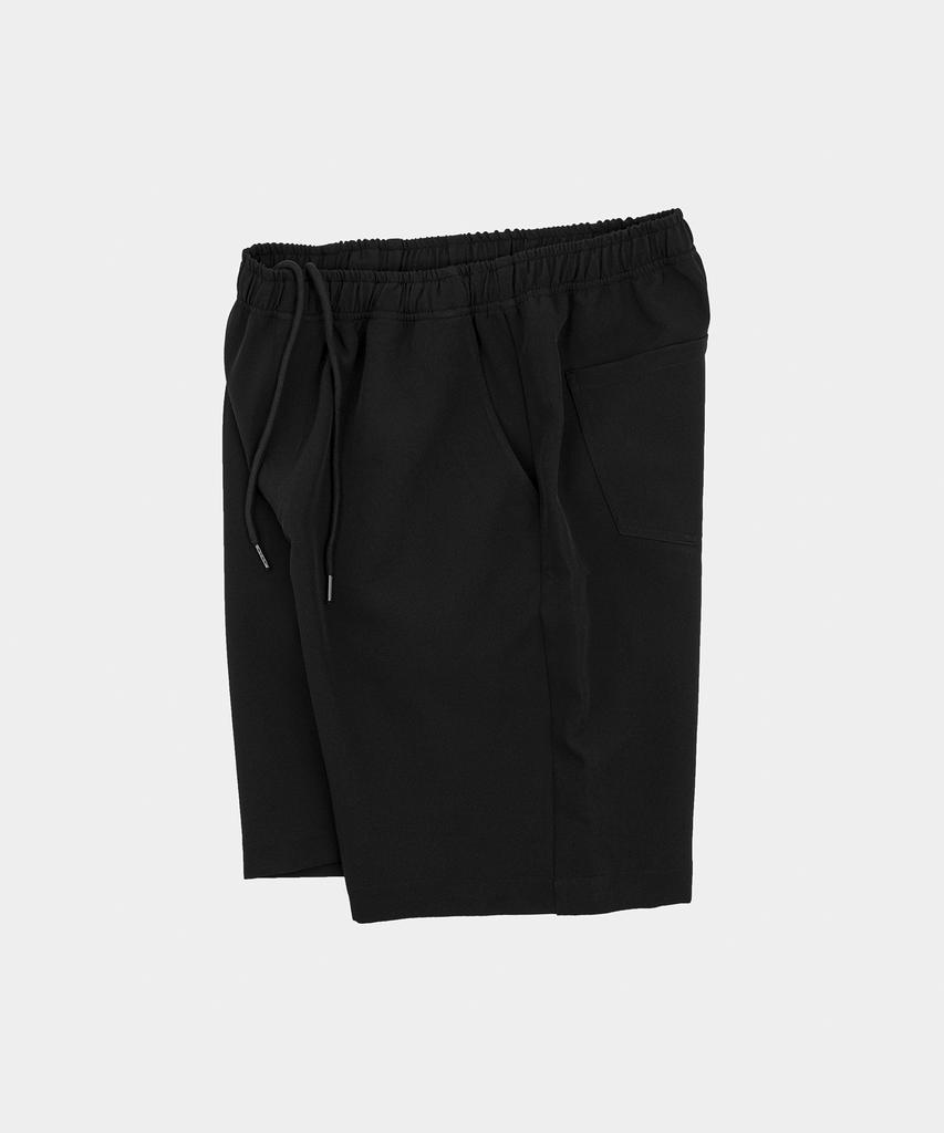LETTERCOMO Минималистичные эластичные шорты для отдыха Черные