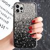 Креативный градиентный чехол для iPhone со стразами для 13, 16, XS Max, XR, SE и 17