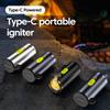 Type C Mini Cigarette Lighter Press Type-C Female Cigarette Lighter Outdoor Safety Lighter Portable USB-C Cigarette Lighter
