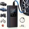 Mini Portable Bike Pump Wireless Car Tire Inflator Handheld Electric Vehicle Air Pump with Digital Display, USB Charging, and Tire Pressure Gauge