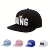 Unisex Crown KING Embroidery Hip-hop Hats Spring Autumn Outdoor Adjustable Casual Baseball Caps Sunscreen Hat