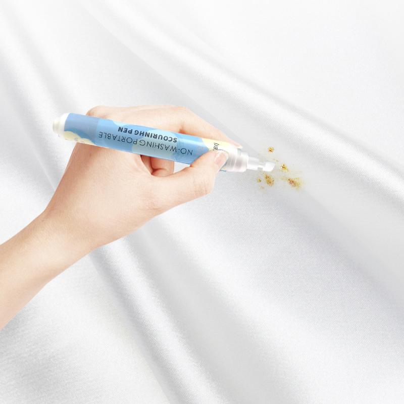 1/3/5Pcs 10Ml Instant Stain Cleaner Decontamination Pen Clothes Cleaning Brush Portable Travel-Friendly Works On Food Drink Spot