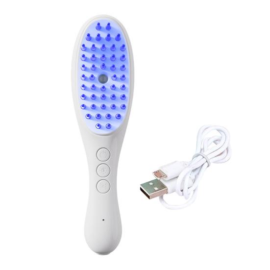 Hair Growth Comb Light Therapy for Thicker Healthier Hair Portable Hair Massager Handheld Scalp Device
