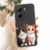 6.67" Чехол для Poco X7 Pro 5G Роскошный чехол с узором «Кот-рыбак» для Xiaomi Poco X 7 Pro X7Pro Прозрачный силиконовый мягкий чехол