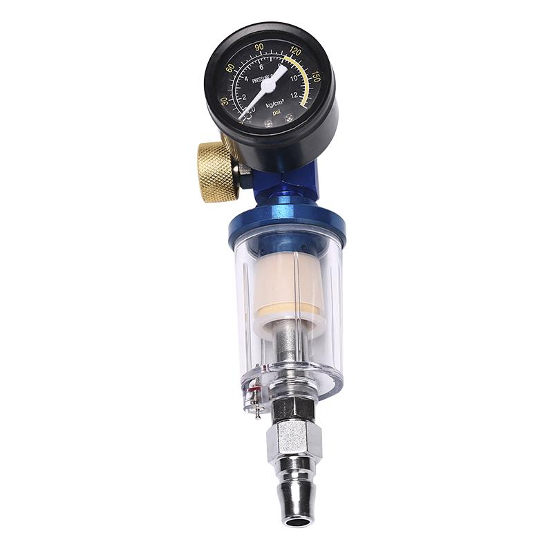Комплект пистолета-распылителя Манометр воздушного регулятора и линейный фильтр сепаратора воздушно-масляной воды