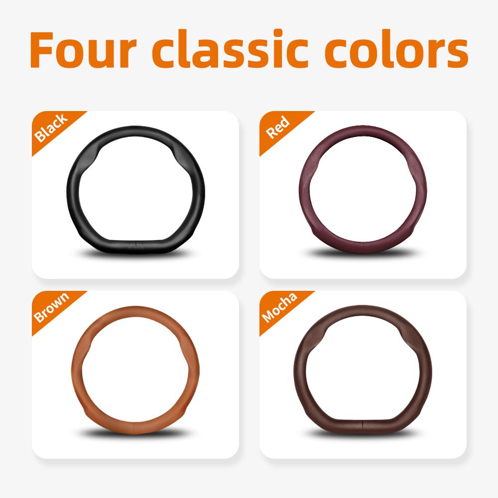 vcxja9 Suitable for Nissan Ultra-Thin Breathable Leather Steering Wheel Cover Suitable for Qashqai J10 J11 March Terrano2 Pathfinder R51 Note E12 
