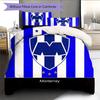 C.F. Monterrey Football Club  Pattern Bedding Quilt Set  Home Decoration  Gift (1 * duvet cover + 2 * pillowcase  without core)
