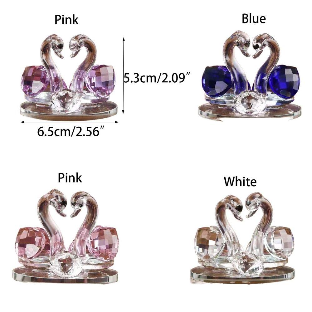 Автомобильные духи, сиденья, свадебные аксессуары для автомобиля, украшение в виде животного, хрустальный лебедь, фигурка лебедя