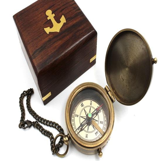 Латунный компас Подарки на день рождения сына| Подарки на выпускной для сына|