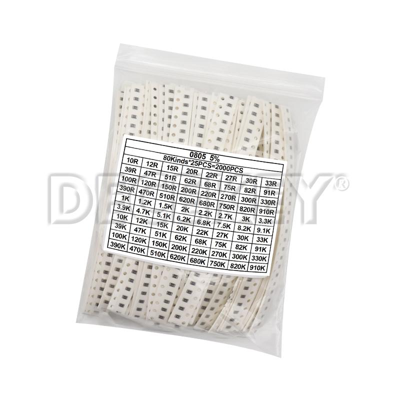 1111 шт. Набор SMD-резисторов 1111 шт. Разнообразные PLR 11 Ом - 1 МОм 1% 81 номинал x 11 шт. = 1111 шт. Образец 1811 1611 1116 1111 1111