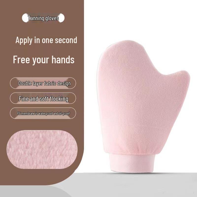 Водонепроницаемые флокированные перчатки-аппликаторы для лосьона для тела для загара и купания