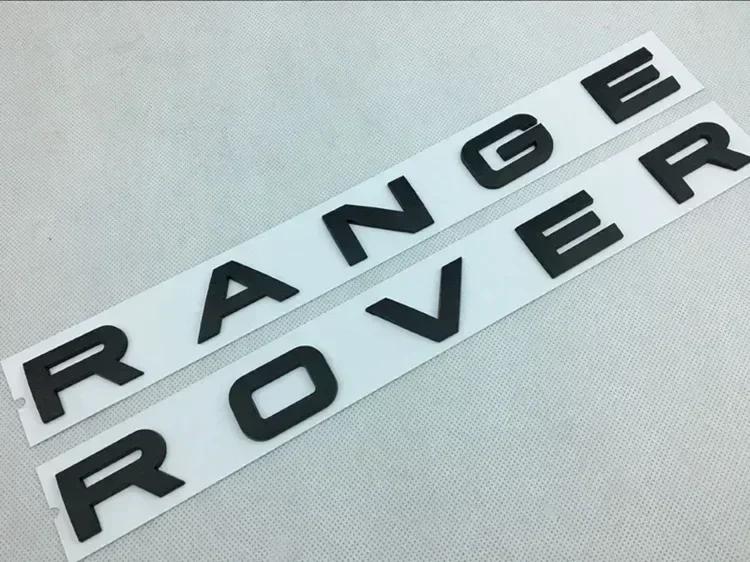 Abs Car Front Hood Tailgate Sticker Rear Trunk Emblem for Land Rover Evoque Range Rover Vogue Velar SV L405 L322 2 3 4 Sport FG7