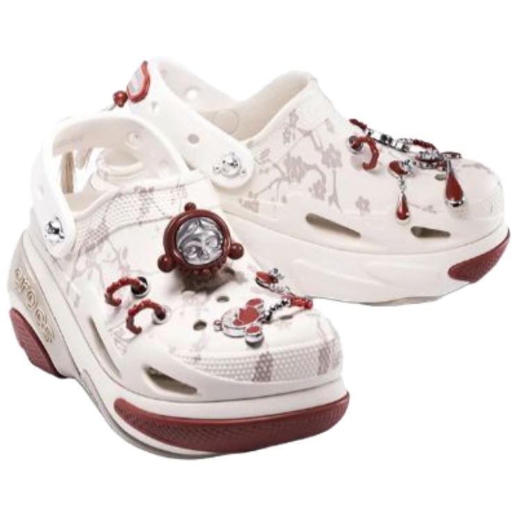 Crocs Skullpanda X  Bubble Crush Clog Унисекс Клоги Серый 211111-1F8