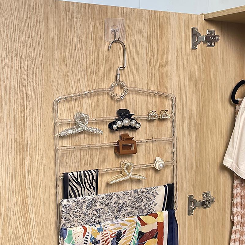 Стеллаж для хранения когтей для волос, органайзер, большая емкость, держатель для повязки на голову, настенная вешалка для шпильки, многофункциональная вешалка для хранения