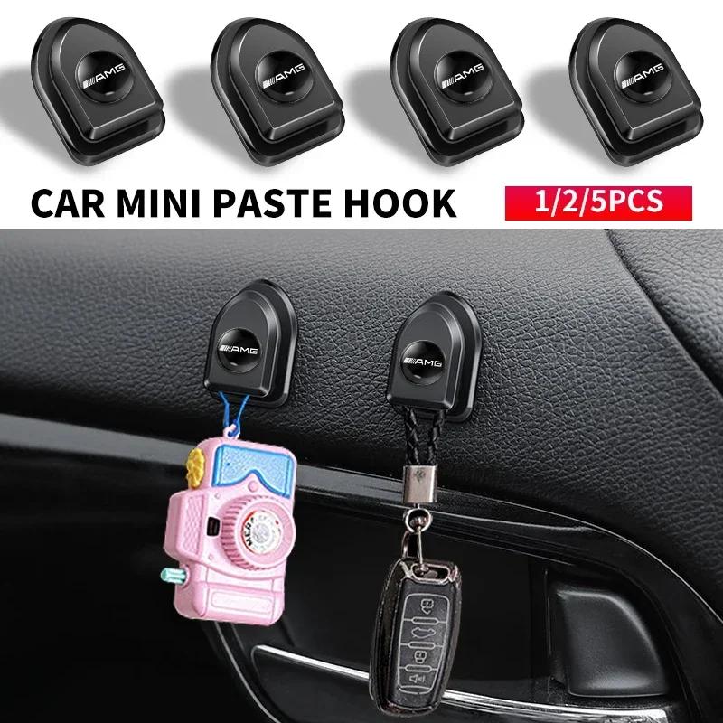btxrjg1 GLC 2025 W177 1/2/4Pcs Car Styling Hooks Interior Storage Holder For Mercedes Benz W177 W176 X166 X167 C257 C218 X253 C118 X156