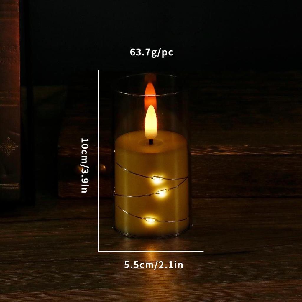 Remote Control LED Flickering Candle Cup for Weddings and Birthdays