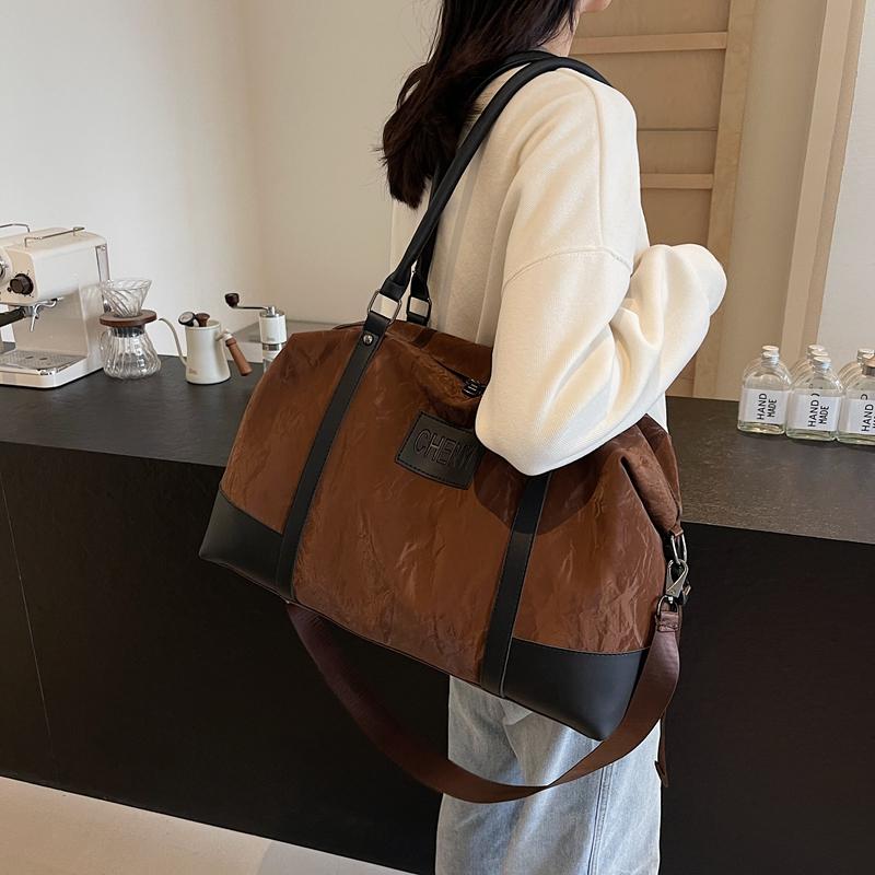 Сумка для ручной клади, женская дорожная сумка на короткие расстояния, большая вместимость, сумка для фитнеса через плечо, сумка для хранения