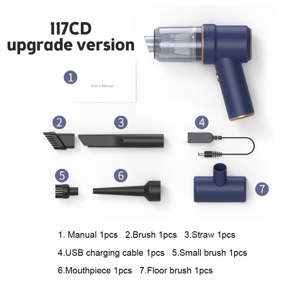 80000 Па Автомобильный Пылесос Беспроводная Зарядка Сжатый Воздуходувка 2 в 1 Воздушный Пылесос Ручной Высокомощный Пылесос Для Домашнего Офиса
