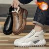Зимние Повседневные Ботинки Мужские Высокие Мужские Ботинки на Платформе Комфортные Теплые Плюшевые Кроссовки Зимние Ботинки