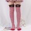 Japanese Girl Animal Modeling Knee Socks Striped Cute Compression Autumn Winter Warm Sock Kawaii Cozy Long Thigh High Socks