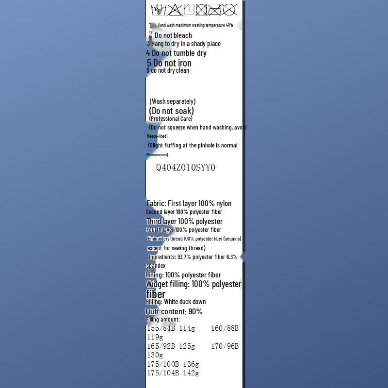 Sancai Plus Size Women's Chinese Style 90% Duck Down Jacket