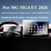 Для MG MG4 EV 2026 Матовое Закаленное Стекло LCD Навигация 12,8 дюймов Медиа Сенсорный Дисплей Защитная Пленка Автоаксессуары