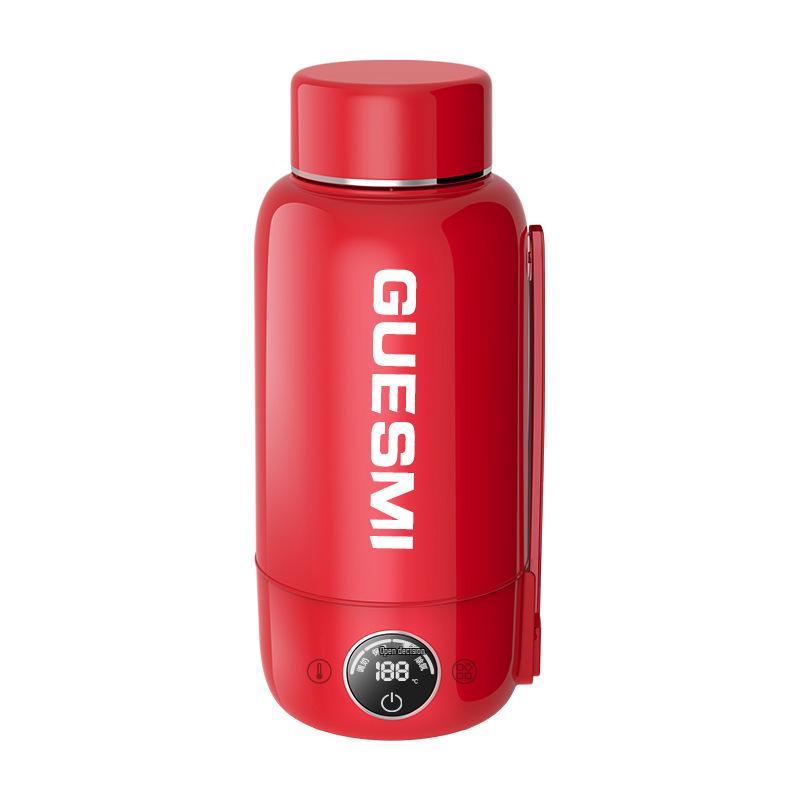 Портативный чайник из нержавеющей стали с автоматическим подогревом для бутылок с водой